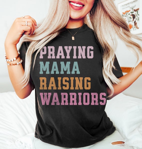 Praying Mama Christian Shirts, Comfort Colors, Mom Tshirt, Faith Shirt, Religious Gifts