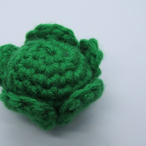 crochet cabbage keychain inspired by avatar