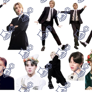 ステッカー セール ジミン bts 韓国制作 BTS防弾少年団シールステッカーセット jimin ジミン 56枚セット