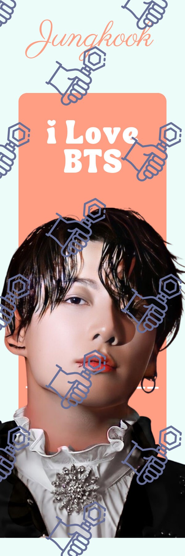 BTS ジョングク 印刷可能なブックマーク プリント デジタル