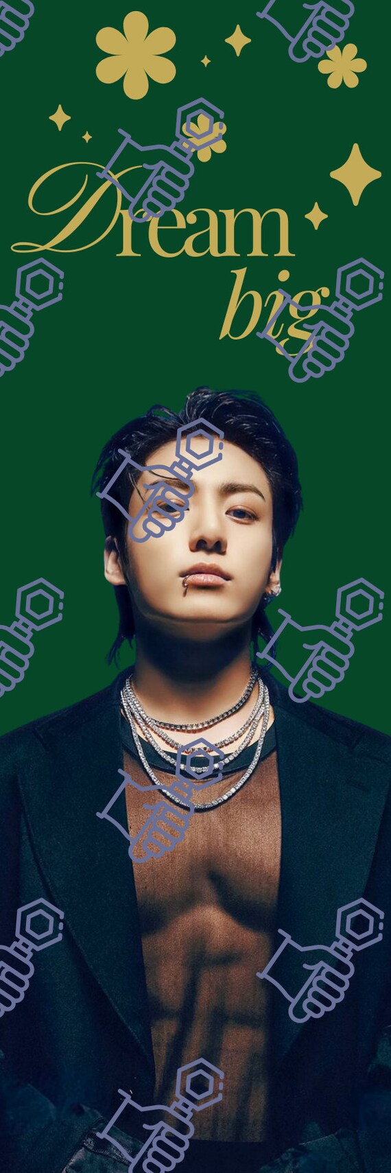 BTS Jungkook Printable Bookmarks Prints DIGITAL DOWNLOAD Kpop