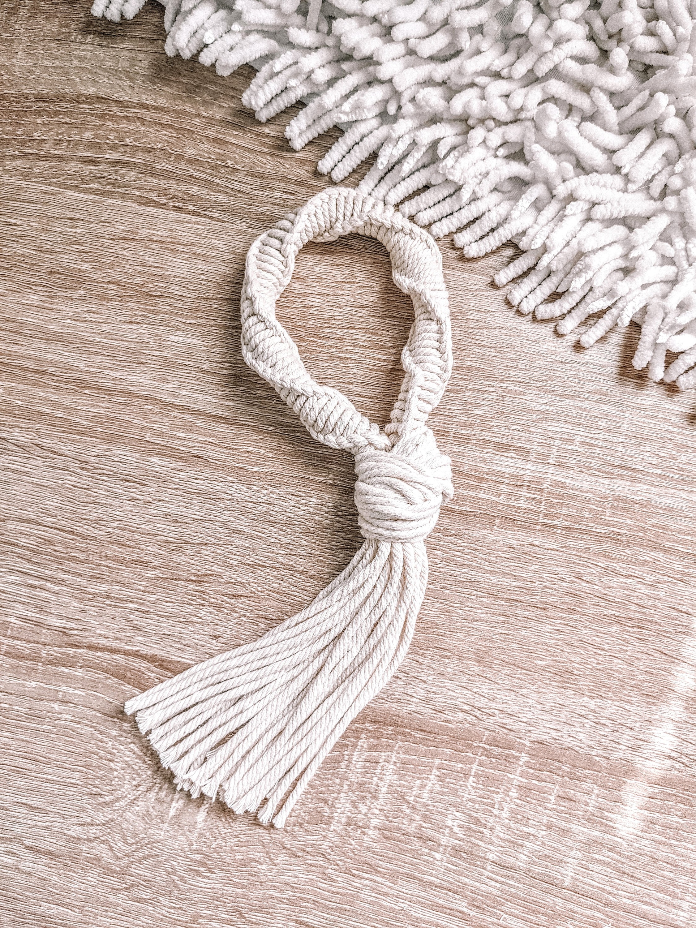 macrame dog toy