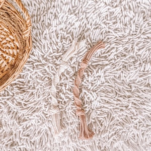 Mini Macrame Rope Tug Toys Boho Minaminlist Dog Toy