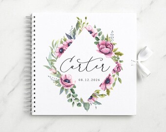 Wedding Photo Album Scrapbook: Personalised Memory Book - 50 Pages, UV Printed, Durable Paper, Hen Party and Newlywed Gift