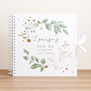 Spersonalizowany album ze zdjęciami na wieczór panieński | Album ze zdjęciami na wieczór panieński | Prezent na wieczór panieński | Prezent dla przyszłej panny młodej | Prezent dla przyjaciółki