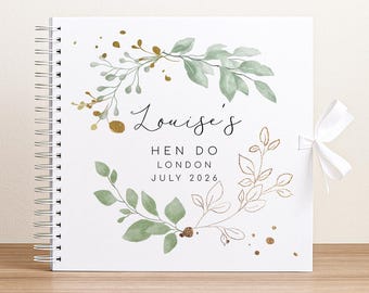 Personalised Hen Party Scrapbook Photo Album | Bachelorette Party Scrapbook Photo Album | Hen Party Gift | Bride to be Gift | Friend Gift