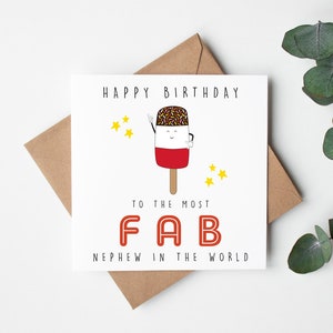 Funny Birthday Card | Happy Birthday | Thank You Card | Card For Nephew |  Nephew Birthday | Card For Him | Nephew Birthday | Birthday Card