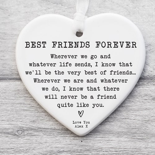 Friend Letterbox Gift KS32 Personalised Best Friend Gift Etsy