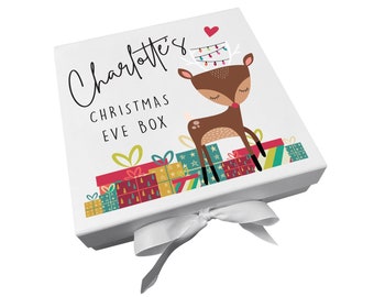 Personalised Christmas Eve Box 02 | Christmas Gift Box | Christmas Deco | Christmas Eve Box | Christmas Present | Children's Christmas