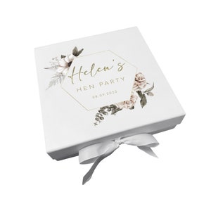Personalizowane pudełko na prezent na wieczór panieński | Personalizowane pudełko na prezent na wieczór panieński | Prezent na wieczór panieński | Prezent dla przyszłej panny młodej