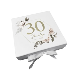 Personalised 30th Birthday Gift Box Keepsake Box | Keepsake Box | Gift Box | Birthday Box | Birthday Gift Box | Memory Box | Gift For Friend