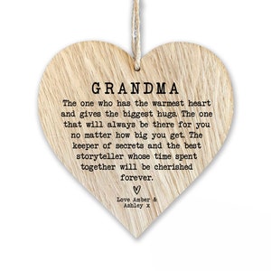 Cadeau de grand-mère WKS36 | Souvenir de grand-mère personnalisé | Anniversaire de grand-mère | Cadeau pour grand-mère | Cadeau grand-mère | Cadeau Nan | Cadeau de fête des mères