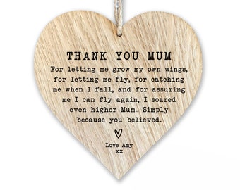 Mum Gift WKS43 | Personalised Mum Keepsake Mum's Birthday | Present For Mom | Mothers Day Gift | Mum Gift | Thank You Mum