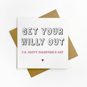 Freche Valentinstag Karte | Karte für Sie | Karte Für Ihn | Valentinstag | Ich Liebe Dich | Scherzkarte | Lustige Karte | Liebe | Grußkarte |