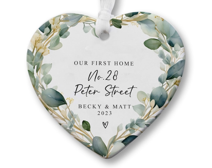 First Home Keepsake KS143 | First Home Gift | Couple Gift | Homeowner Gift | New Home Gift | Personalised New Home Present | House Warming|