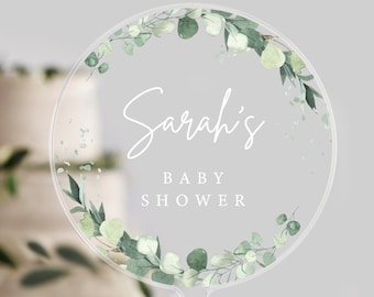 Personalised  Baby Shower Cake Topper | Baby Shower | Cake Topper | Baby Shower Cake | Baby Girl | Baby Boy Gift | Celebration Topper