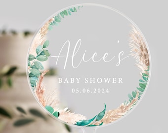 Personalised  Baby Shower Cake Topper | Baby Shower | Cake Topper | Baby Shower Cake | Baby Girl | Baby Boy Gift | Celebration Topper