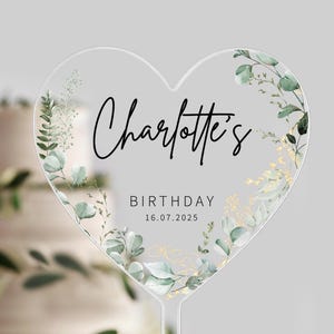 18th Birthday Cake Topper | 18th Cake Topper | Birthday Cake Topper | 18th Birthday | Cake Topper | 18th Birthday Decoration | Birthday