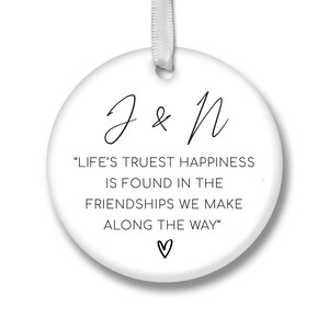 Friend Letterbox Gift CKS28| Personalised Best Friend Gift | Friendship Gift | Ceramic Keepsake | Friend Present Keepsake| Gift For Friends