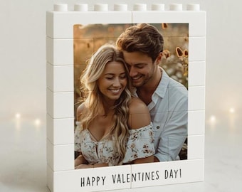 Personalised Building Block Photo | Valentine's Day Gift