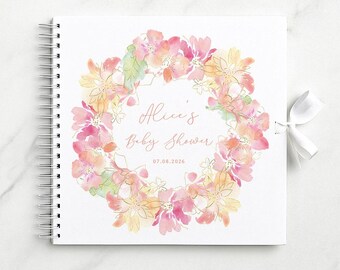 Baby Shower Gift Scrapbook Album: Personalized Design - 50 Page, 8x8 Inch, High-Quality Paper, UV Printed for Lasting Color