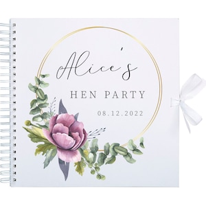 Personalised Hen Party Scrapbook Photo Album | Bachelorette Party Scrapbook Photo Album | Hen Party Gift | Gift For Her | Gift For Bride