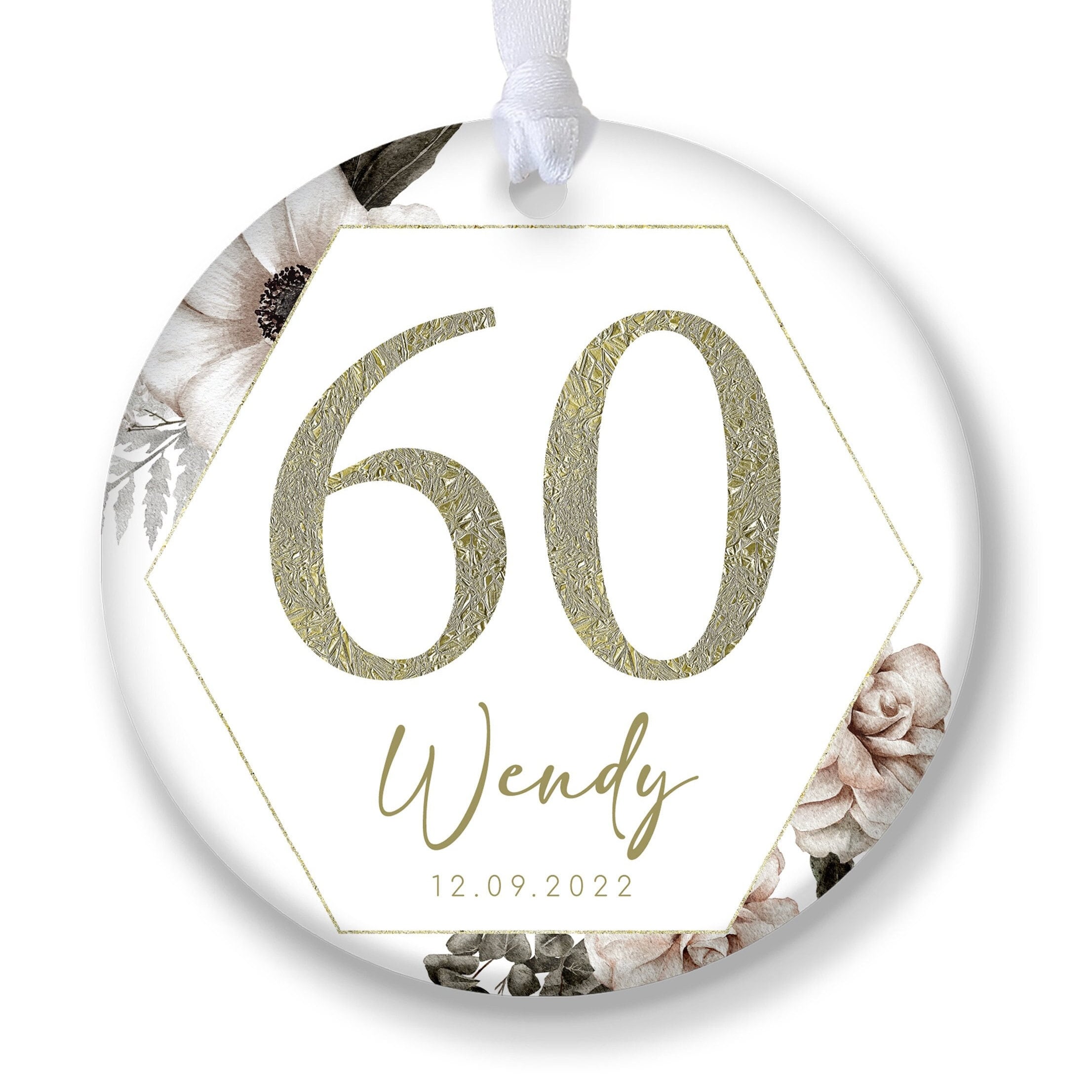 60th Birthday Keepsake | Birthday Gift | Gift For Friends | Birthday Keepsake | Personalised Gift | Present for Birthday | Gift For Her