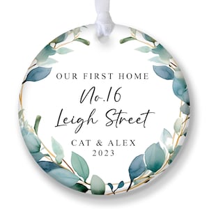 First Home Circle Andenken | Neues Zuhause Geschenk | Geschenk für Freund | Paar Geschenk | Neues Zuhause Geschenk | Erstes Zuhause Geschenk | Geschenk für Familie |