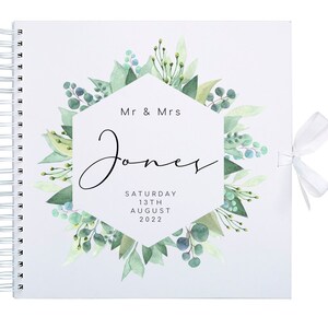 Personalised Wedding Scrapbook Photo Album | Mr & Mrs Gift | Newly Wed Present | Gift For Friends | Personalised Gift | Bride Gift | Bride