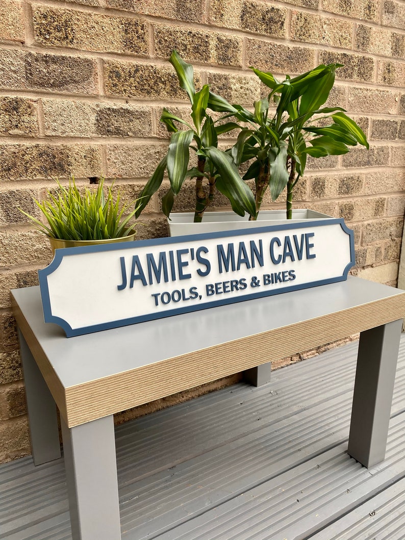 Personalised Vintage Style Street Sign For Garden Man Cave | Man Cave Gift | Vintage Style | Acrylic Sign | Bar Sign | Personalised Gift| 