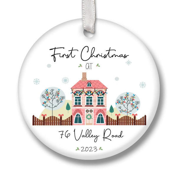 First Home Personalised Ornament | Christmas Gift | Christmas Decoration | First Home 2023 | |New Home Gift 2023 | Christmas Ornament