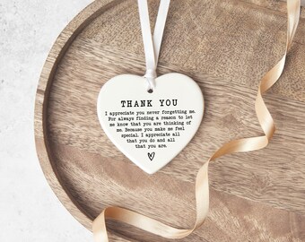 Thank You Keepsake KS97 | Best Friend Personalised Thank You Gift