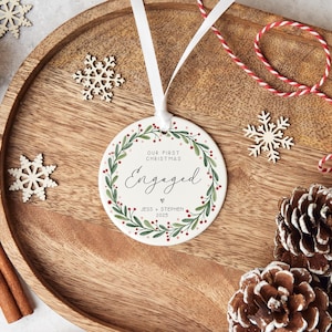 Engagement Gift - Custom Bauble | Acrylic 8Cm, Ceramic 7Cm, UV Printed Keepsake image 6