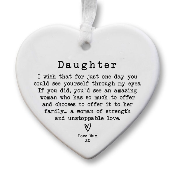 Daughter Gift KS59 | Personalised Daughter Keepsake Daughter's Birthday | Present For Daughter |  Daughter Gift | Gift For Daughter | Love