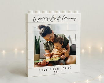 Personalised Mother's Day Building Block Photo Gift | Mummy Gift | Mum Birthday | Mother’s Day Gift