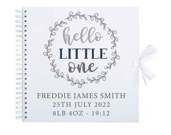 Personalised Baby Boy Scrapbook Photo Album | Baby Boy Gift | New Born Baby | Baby Boy | Baby Gift | New Born Gift | Baby Boy | Gift For Him