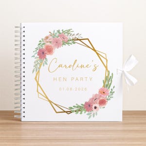 Hen Party Keepsake Scrapbook Album: Personalised Photo Memories - 8x8, UV Print, Premium Paper, Customisable Text image 3