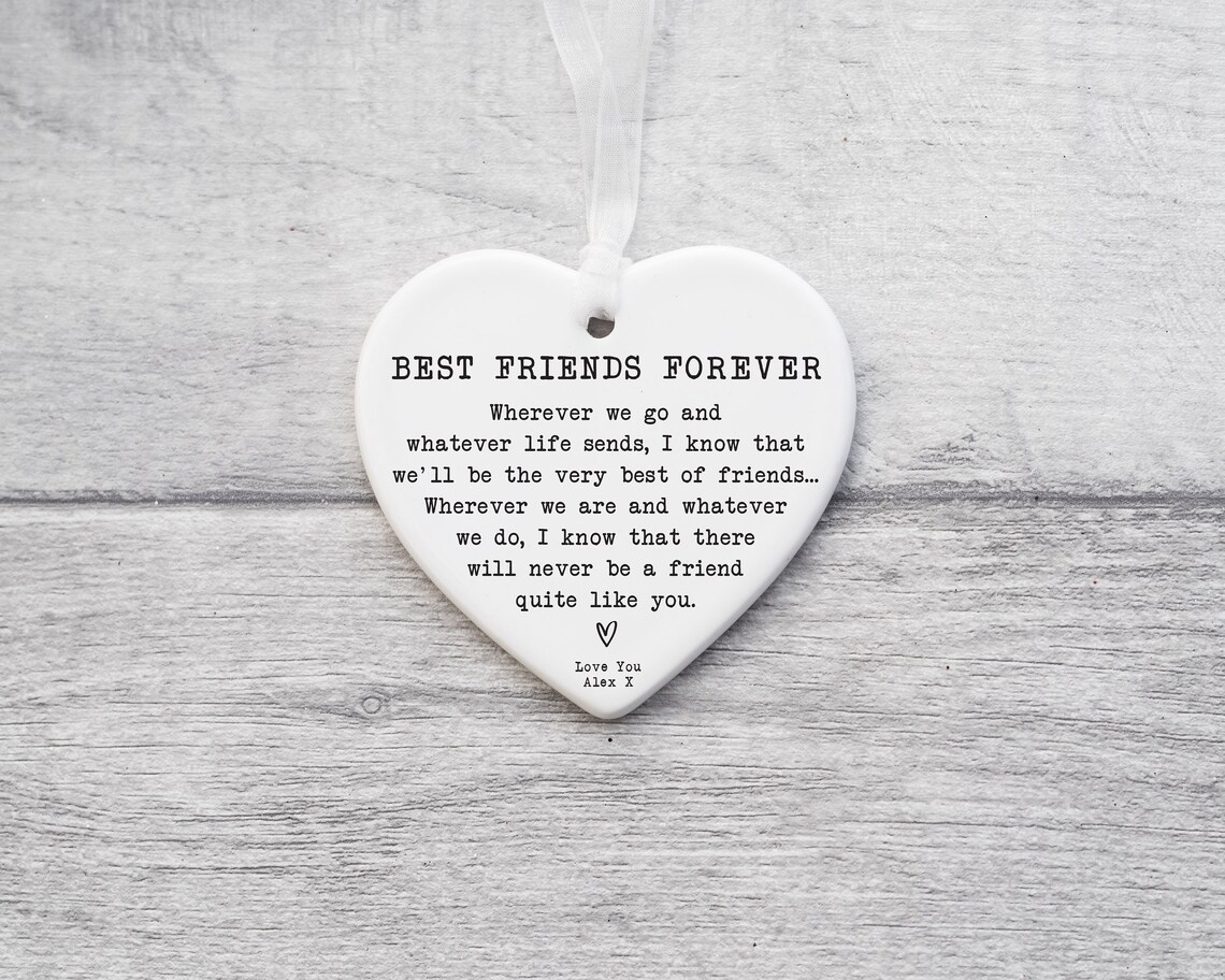 Friend Letterbox Gift KS32 Personalised Best Friend Gift Etsy