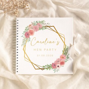 Hen Party Keepsake Scrapbook Album: Personalised Photo Memories - 8x8, UV Print, Premium Paper, Customisable Text image 2