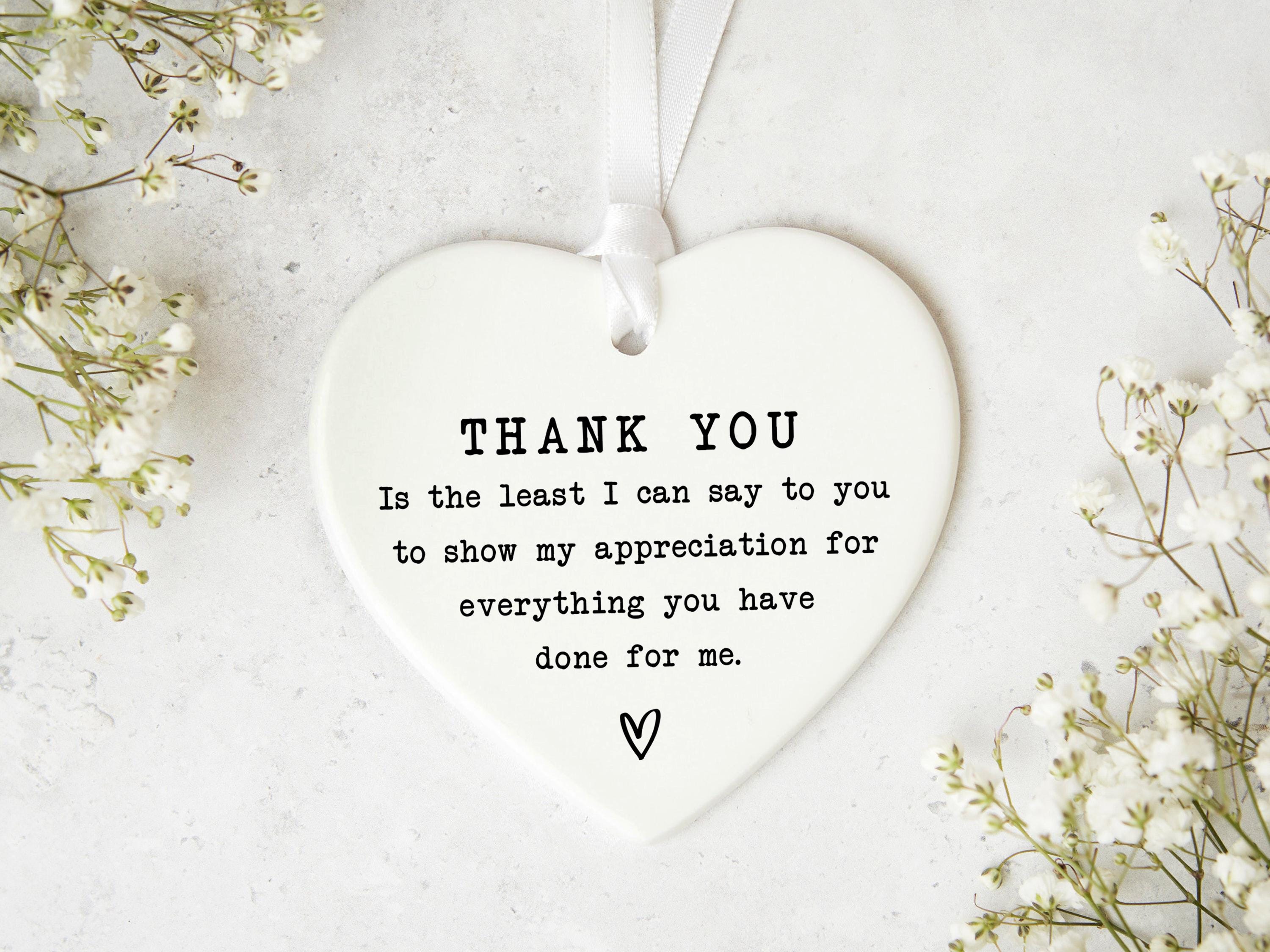 Thank You Keepsake KS95 | Personalised Thank You Gift | to Say