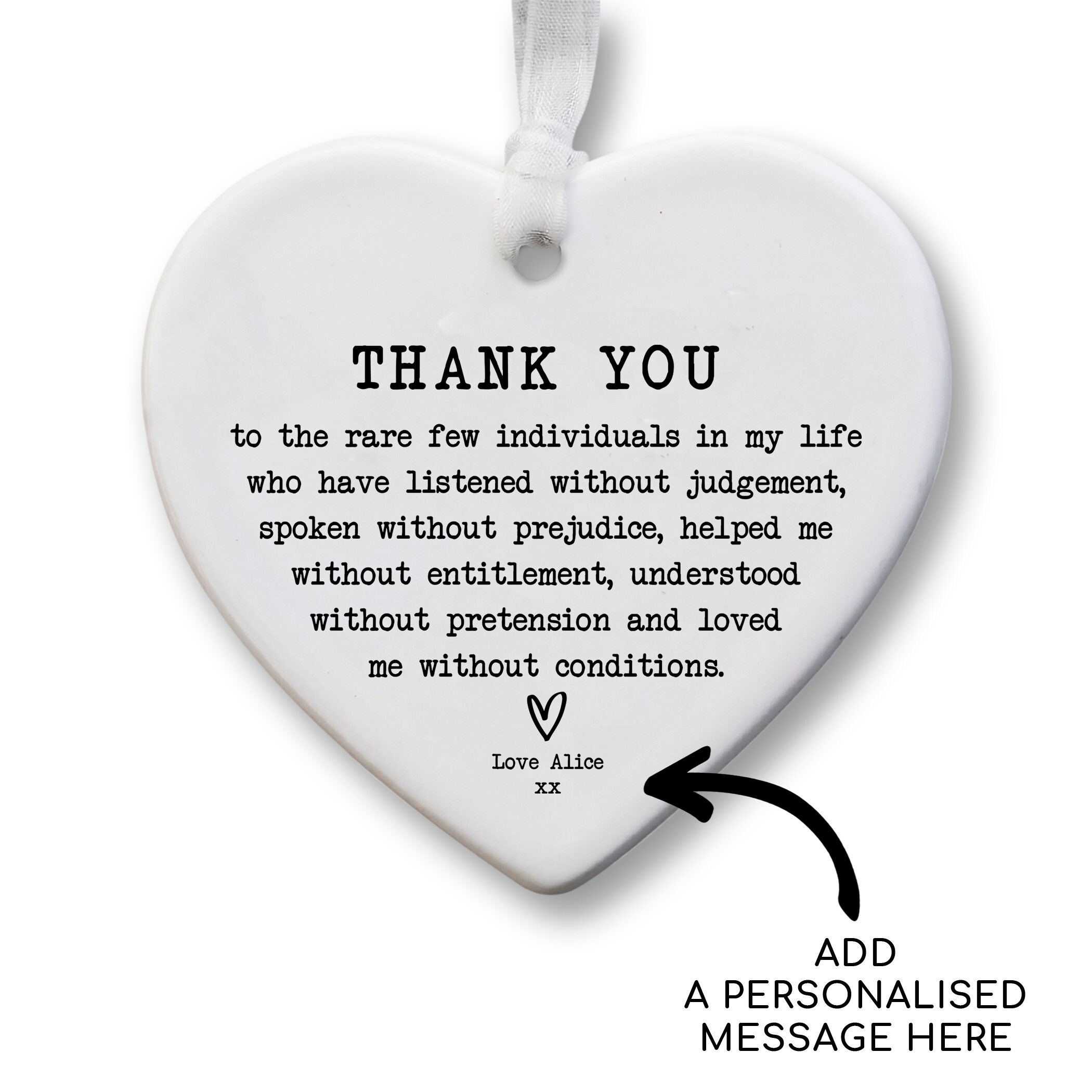 Thank You Keepsake KS70 | Personalised Thank You Gift | Gift to