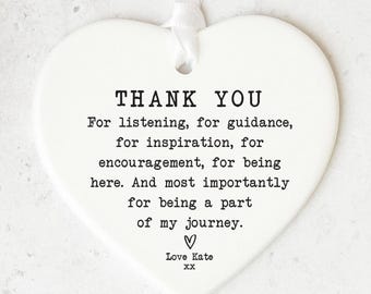 Thank You Keepsake KS16 | Personalised Thank You Gift | To Say Thank You |  Gift For Her |  | Gift For Friends | Gift For Teacher | Thank