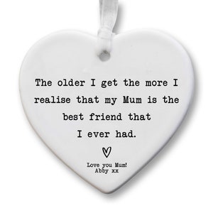 Mum Gift KS50 | Personalised Mum Keepsake Mum's Birthday | Present For Mom | Mothers Day Gift | Mum Gift | Thank You Mum | Gift For Mum