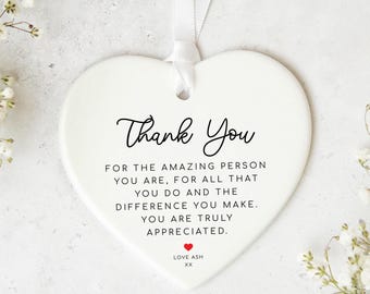 Thank You Keepsake KS77 | Personalised Thank You Gift | Gift To Say Thank You | Gift For Teacher | Thank You Present | Gift For Friend