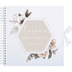 Personalised Hen Party Scrapbook Photo Album | Bachelorette Party Scrapbook Photo Album | Bride To Be Gift | Hen Party Gift | Gift For Her