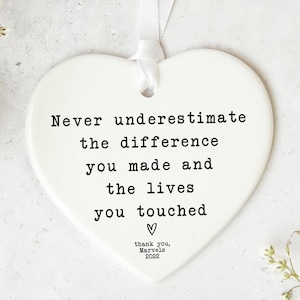 Positive Quote Keepsake KS15 | Thinking Of You | Leaving Gift | Gift For Teacher  | Thank You Present  Thank You Gift |Friend Gift