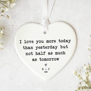 I Love You More KS86 | Soulmate Gift | Gift For Partner | Anniversary Gift | Couples Gift | Gift For Her | Valentines Gift For Her