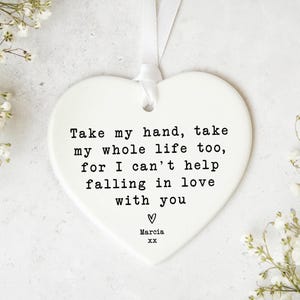 Take My Hand Keepsake KS127 |  | Personalised Valentines Gift | Anniversary Gift | Gift For Wife | Gift For Her | Soulmate Gift | Love