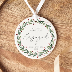 Engagement Gift - Custom Bauble | Acrylic 8Cm, Ceramic 7Cm, UV Printed Keepsake image 5