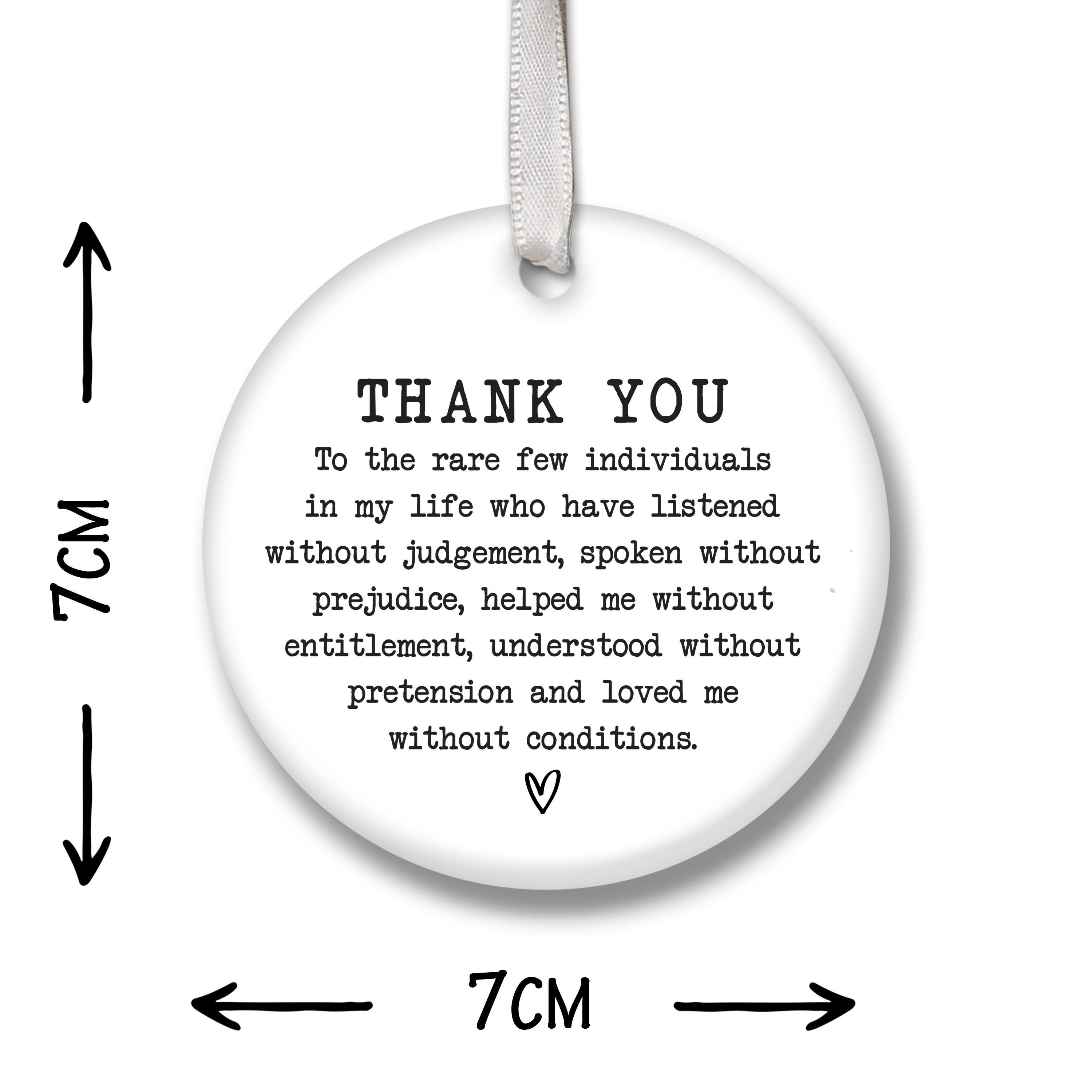 Thank You Keepsake CKS70 | Personalised Thank You Gift | Gift to